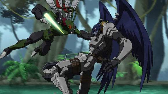 合体进化等同弱化 飞虫兽独自进化实力更强 远强于帝王龙甲兽 完全体