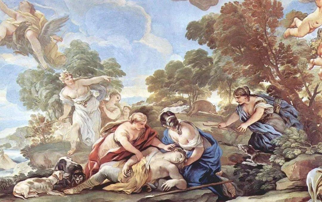 西方艺术与古希腊神话——提香的《维纳斯与阿多尼斯》