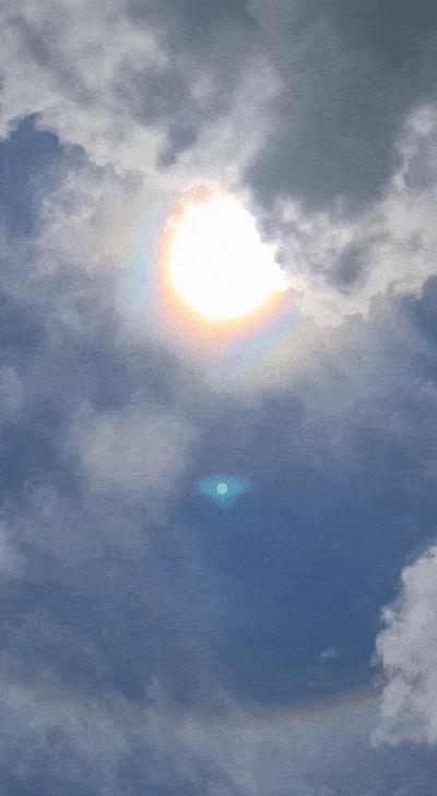 异象|突发!新加坡天降异象,绝美日晕刷屏了~(多图+视频)