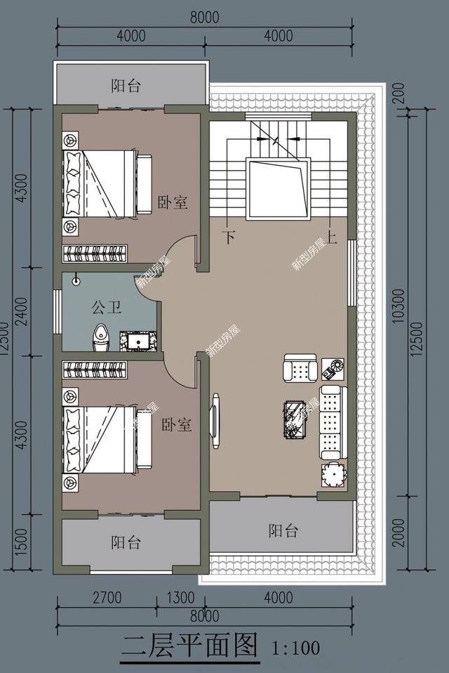 农村自建房宽8米深12米怎么设计比较好