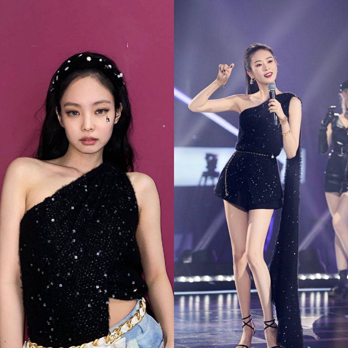 虞书欣|与人间香奈儿Jennie撞衫?虞书欣张雨绮一淑女一明艳,她略稚嫩