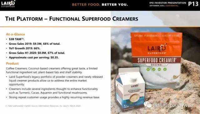 发行价|超级食品制造商Laird上市：涨85% 市值3.2亿美元