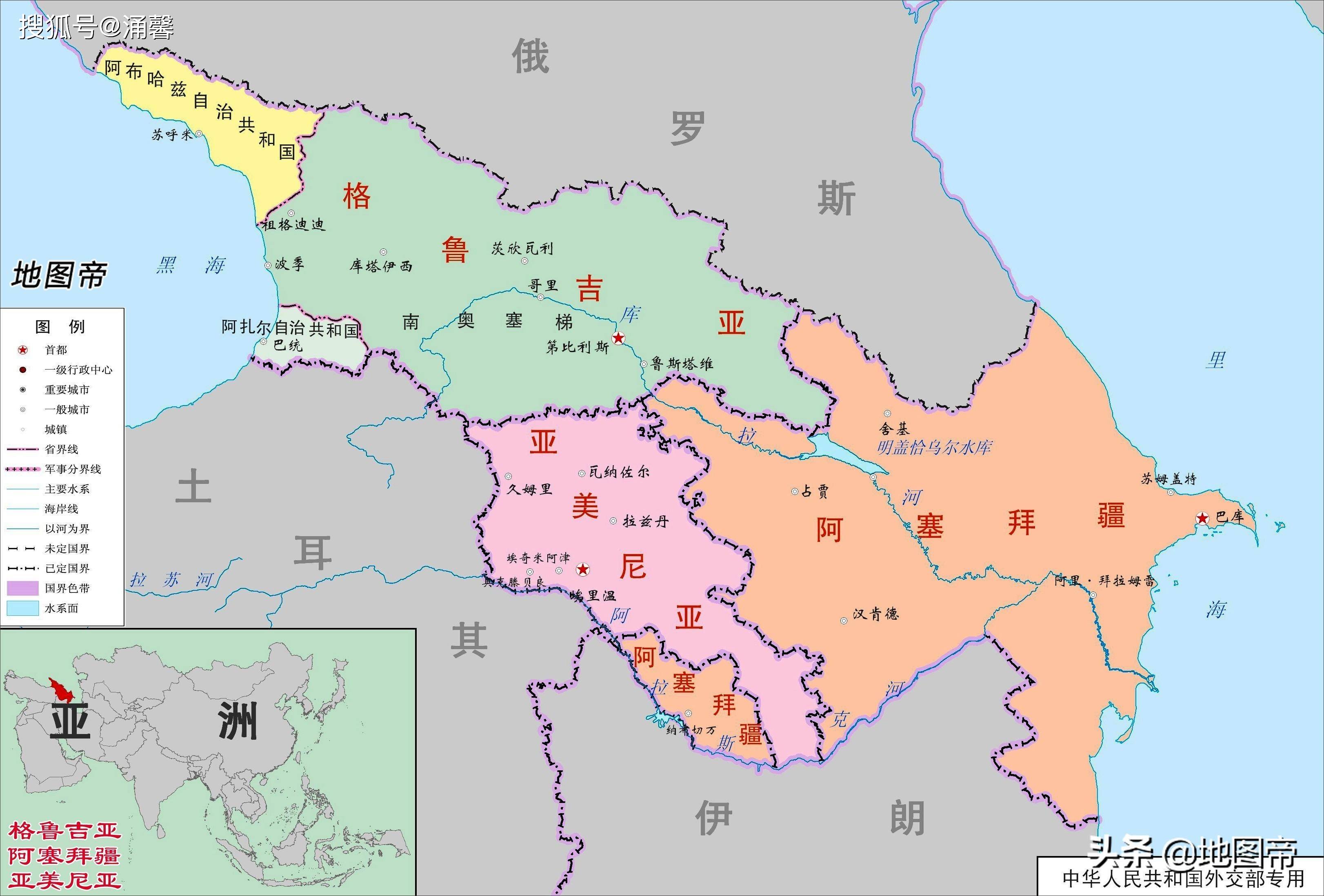 高加索三国,哪一个更惨?_里海