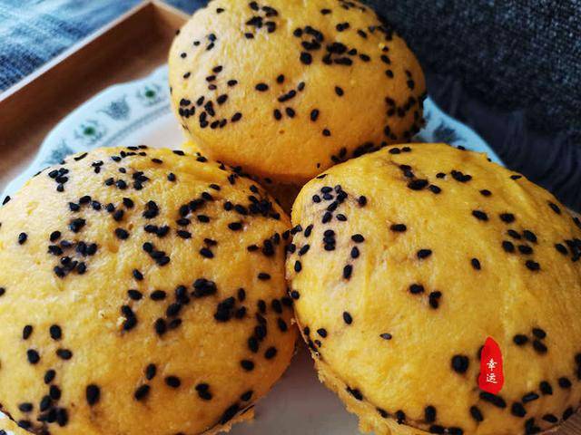 混合面|有营养又蓬松暄软不塌陷，口感佳老少皆宜南瓜混合面奶香发糕