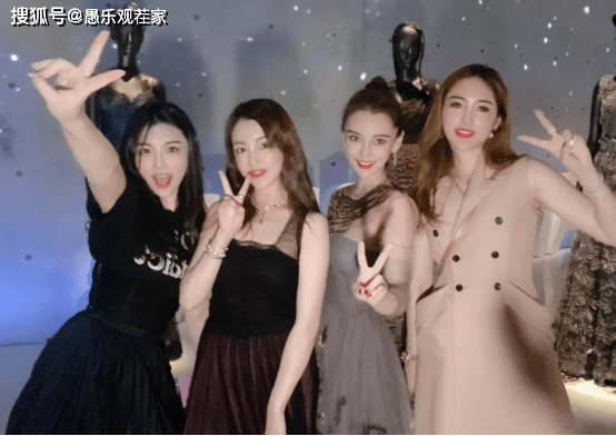 网友|原创杨颖与众贵妇合影被“镶边”，正面刚颜值气质，网友居然说她输了