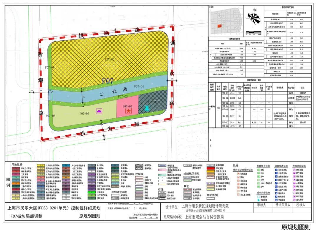 上海市浦东新区规划设计研究院  规划调整范围 浦东新区民乐大居pds3