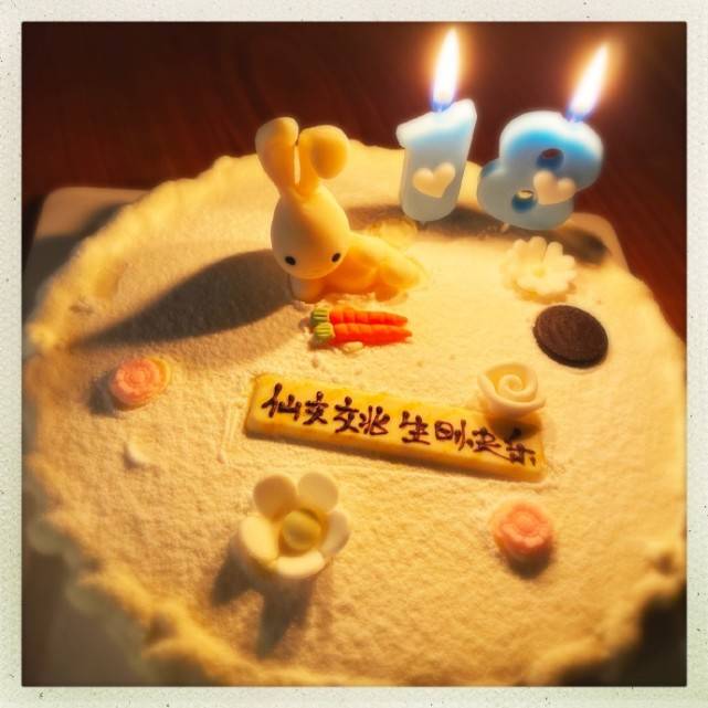 姚晨|原创姚晨与儿子合照庆41岁生日，捧蛋糕一脸灿笑，却被土豆表情包抢镜