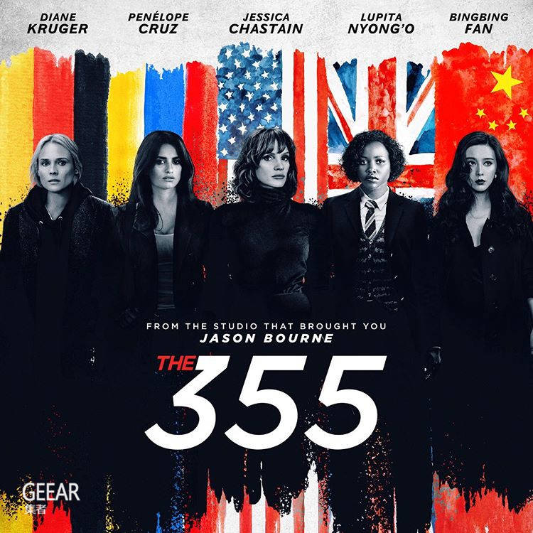 范冰冰也加入！多位人气女星出演电影《The355》预告登场！_杰西卡·查斯坦