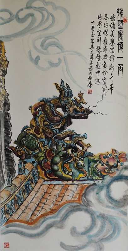 当代著名画家张荣国画作品欣赏