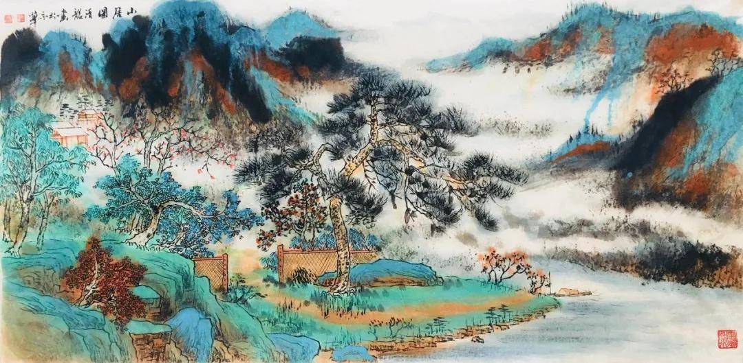 季清龙丨一代开派宗师,中国文人画写实山水画派创始人