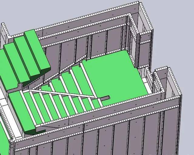 超详细的铝模设计之楼梯模板