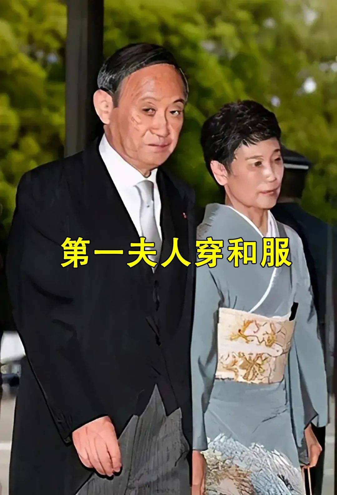 菅义伟|日本新第一夫人穿民族礼服亮相，略施粉黛温柔如水，气质宛如雅子