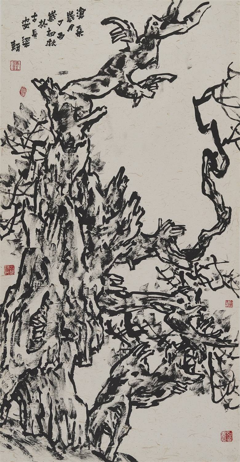 雄浑苍劲之美梁耘的山水画