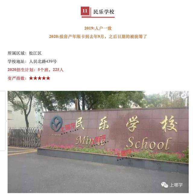 江五|2020上海这11所小学招生更严了！打一、江五年限要求直接翻倍！