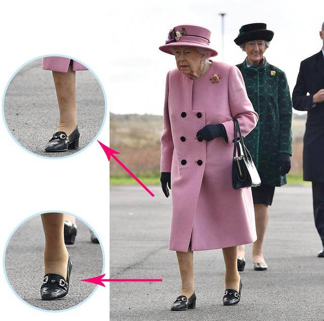 女王|英女王时隔七月终于现身，穿蜜桃粉大衣太可爱，彩虹造型展少女心