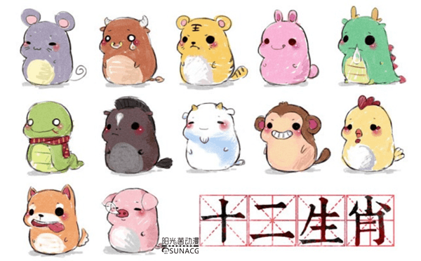 盘点日本动漫中不同类型的“十二生肖”组合，你知道哪些？_文化