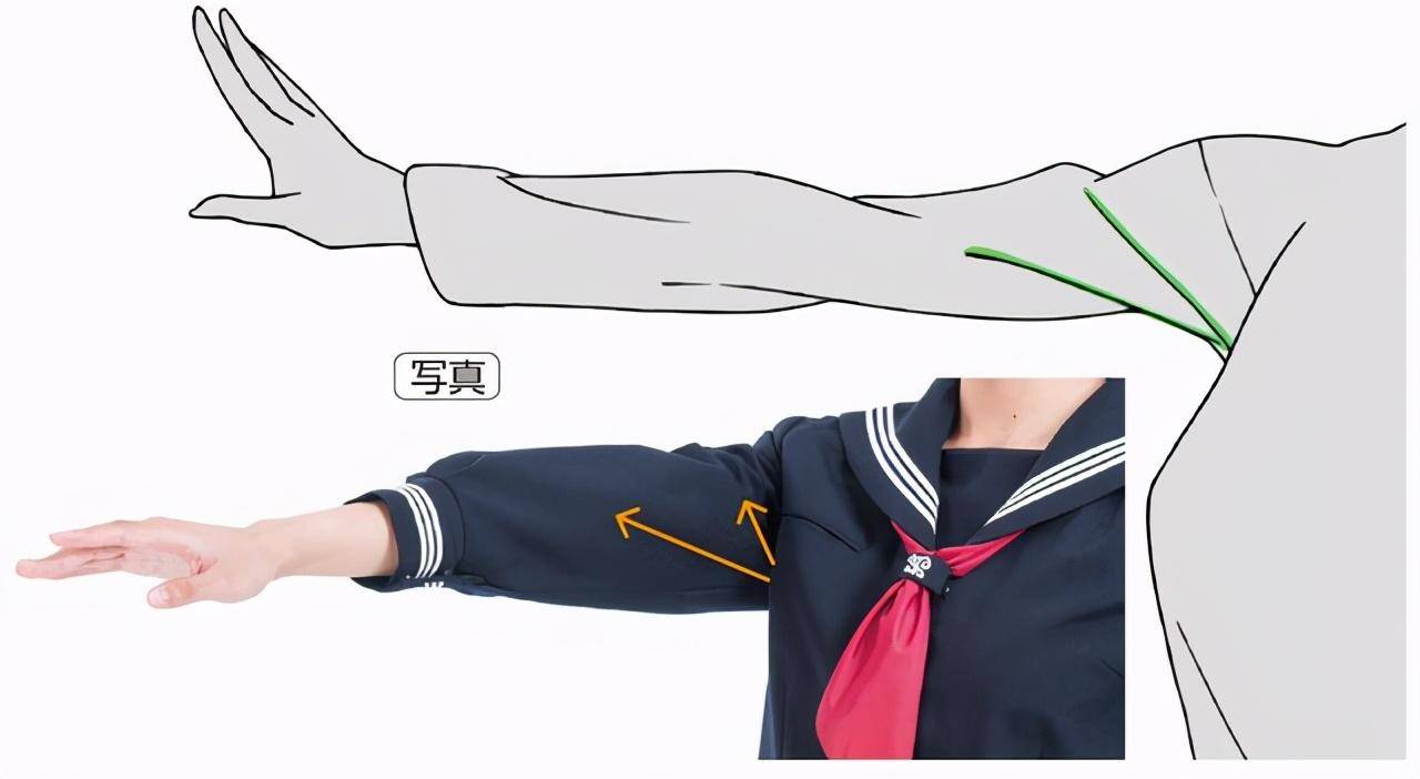 像jk制服这样的衣服褶皱怎么画?