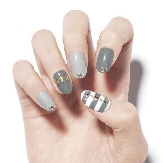 颜色|精妆联华美妆:彩色甲正当时 美甲颜色大盘点(二)性冷淡美甲篇