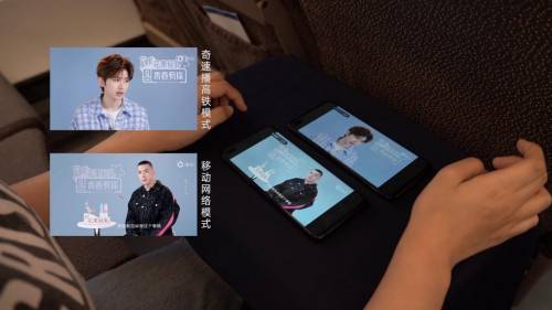 视频|爱奇艺奇速播落地高铁场景京沪线乘客率先体验高铁上无卡顿、免流量看超清视频