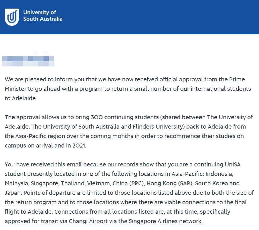 南澳|喜大普奔！南澳留学生11月返澳计划也确定了！