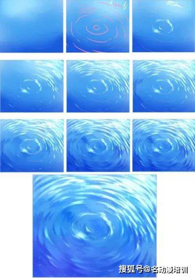 造型|分享一套水的画法，各种造型的水