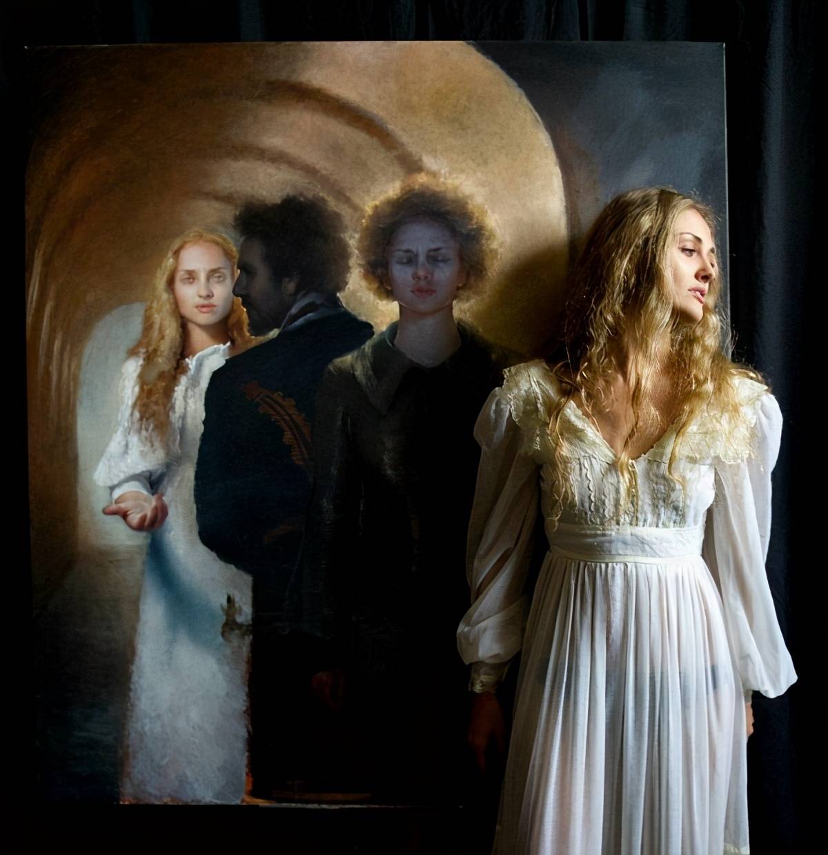 图片[3]-俄罗斯美女画家玛丽亚具象主义人体油画作品欣赏-魔性次元