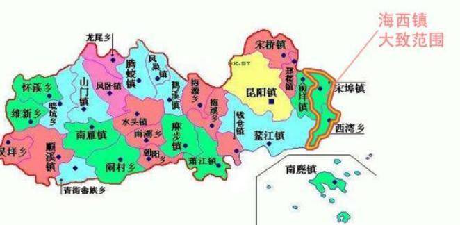 浙江温州平阳县最东端的镇,平原山地各一半,拥有19公里海岸线