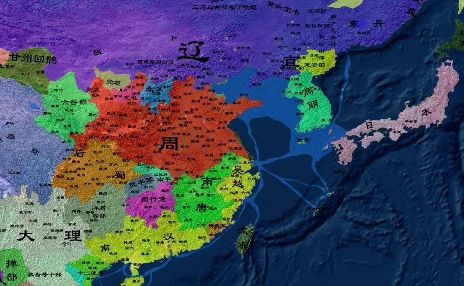 五代十国人口军力面积_历史上最大器晚成的君主 75岁登基(3)