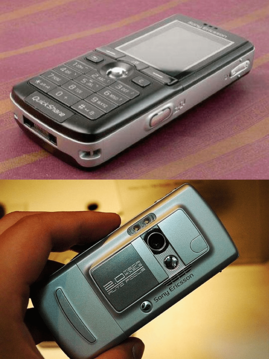 不仅如此,索尼爱立信k750其独特的双面设计理念,正面是手机,反而是