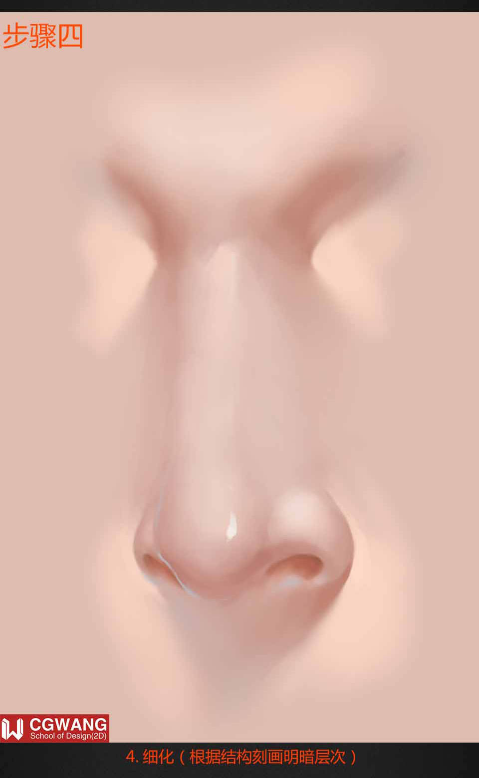 粉色的鼻子(鼻子上紫外线照呈现粉红色)