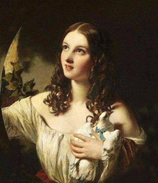 图片[2]-英国艺术家詹姆斯·桑特人体油画中的美人，珠圆玉润，风情万种-魔性次元