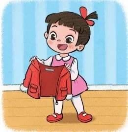 2.衣服甩背后搭肩上3.把手伸进袖筒中4.