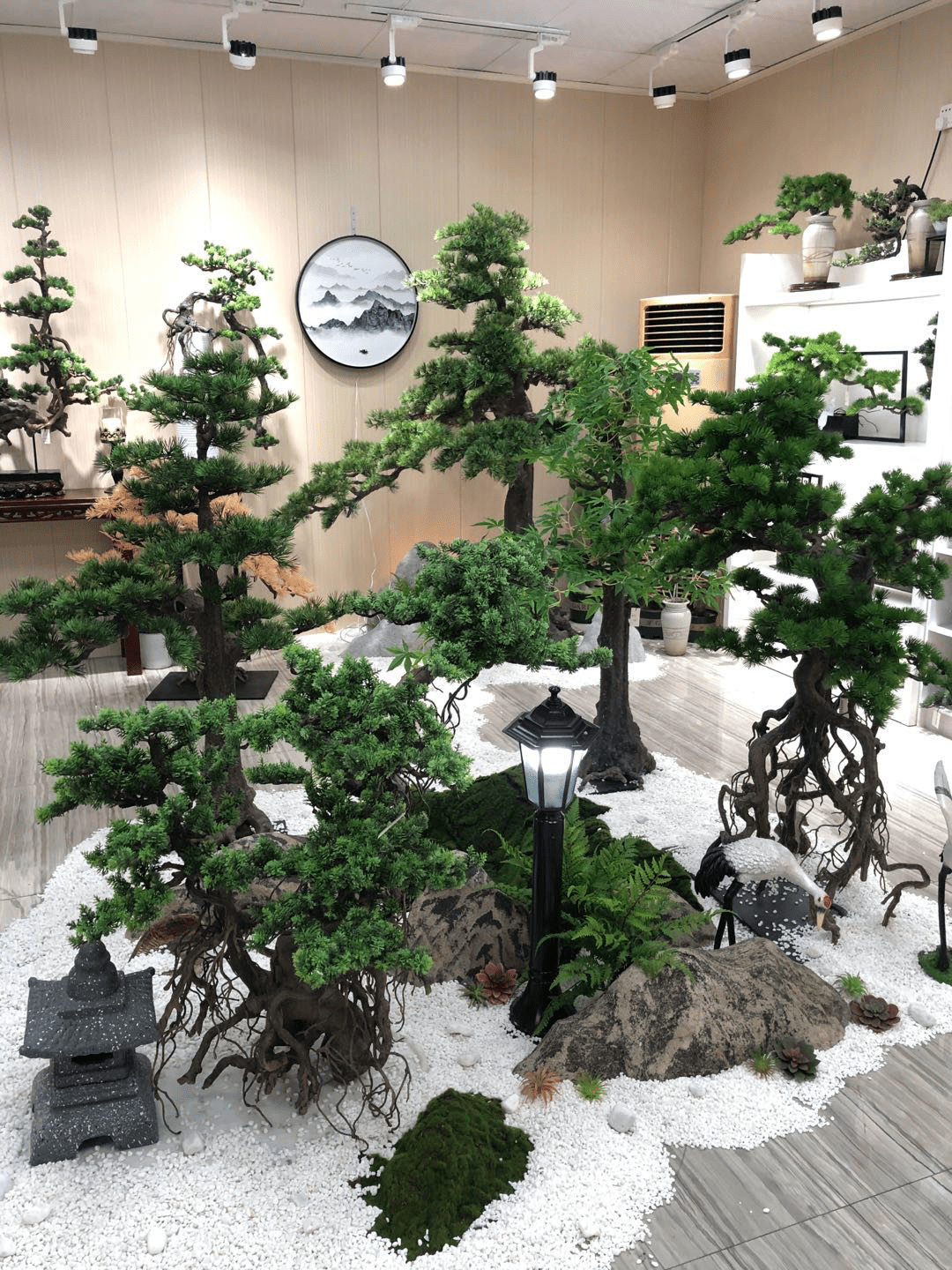 新中式园林景观之仿真松树的应用