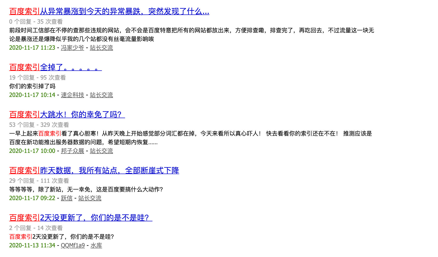 百度收录量骤降引发站长关注：算法变动还是系统故障？