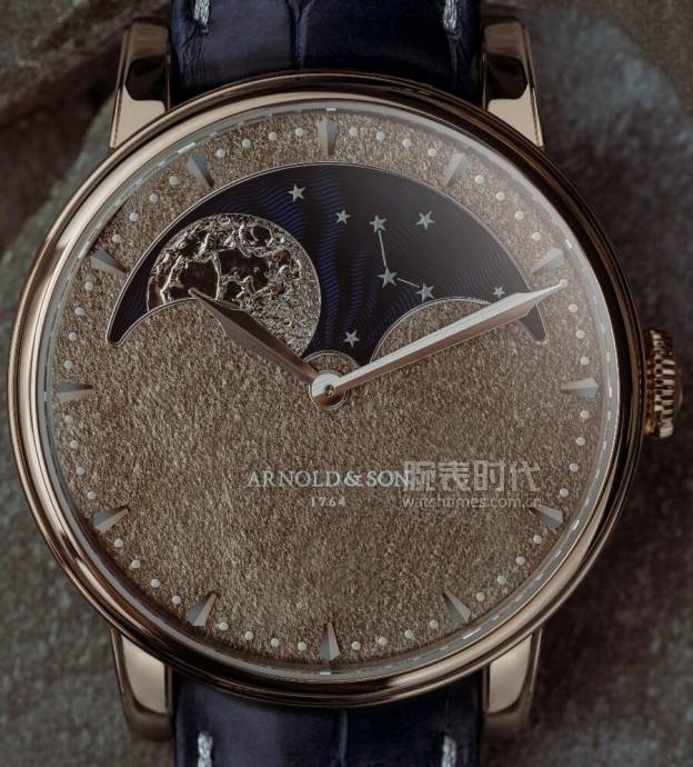 绝对大到你满足，Arnold & Son Perpetual Moon Obsidian腕表