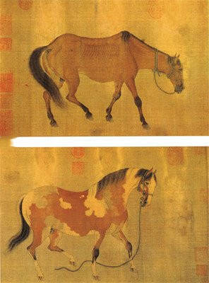 寓意深刻的元代名画《二马图》