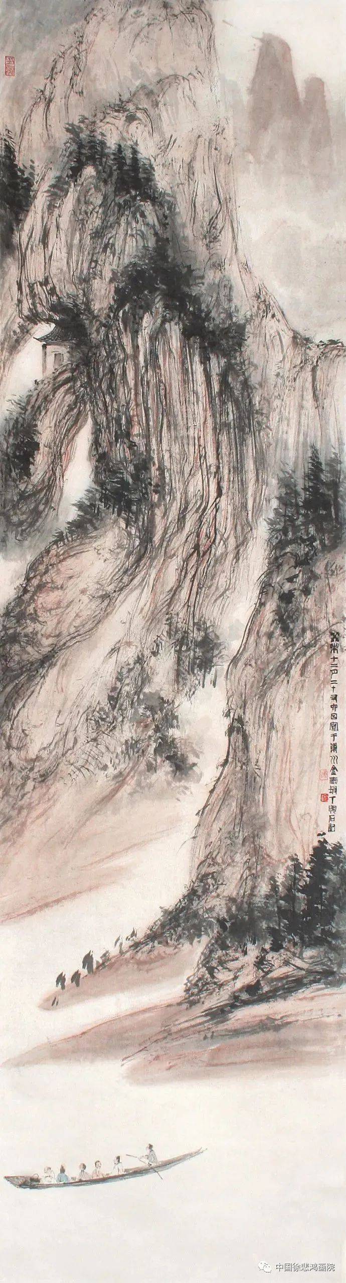 傅抱石100幅精品山水画作品欣赏