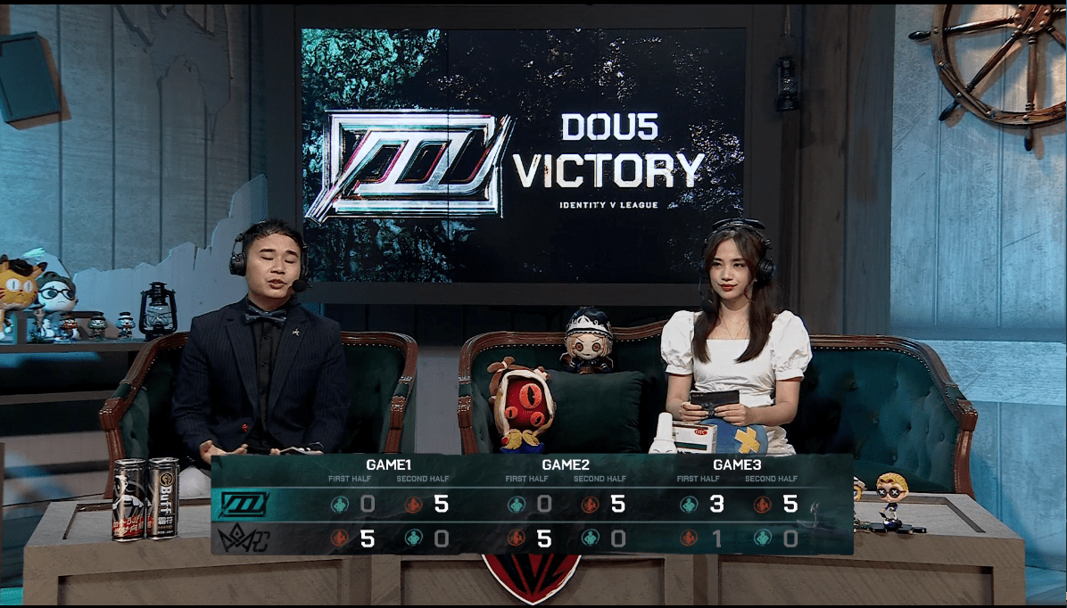 佣兵|第五人格IVL职业联赛秋季赛DOU5 vs MRC 第三局 大魔王东玄再次4抓结束比赛