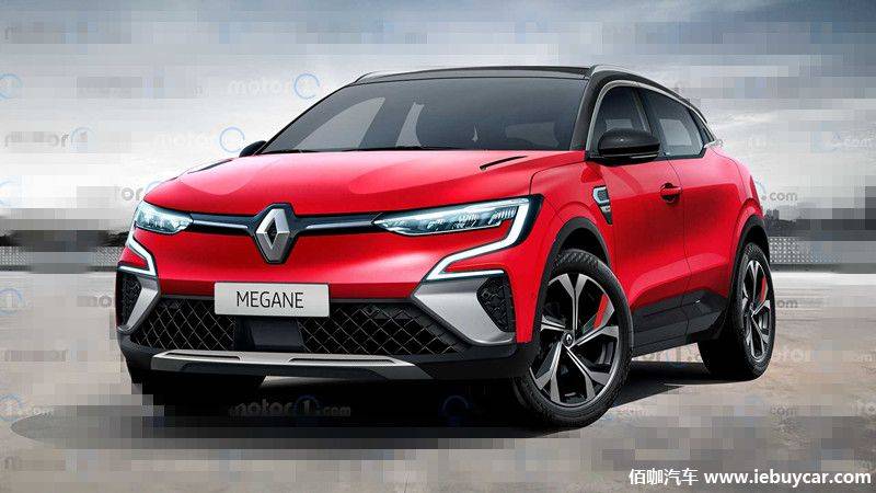 破百不到8秒。雷诺Megan eVision效果图曝光比赛公众ID.3/从明年开始