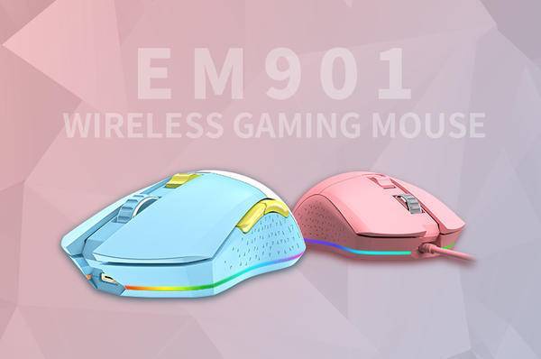 
达尔优EM901双模无线游戏鼠标 办公游戏不掉线 |AG真人平台网址(图2)