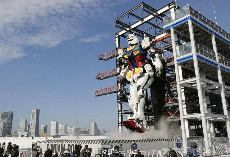日本将展出18米高的高达机器人模型