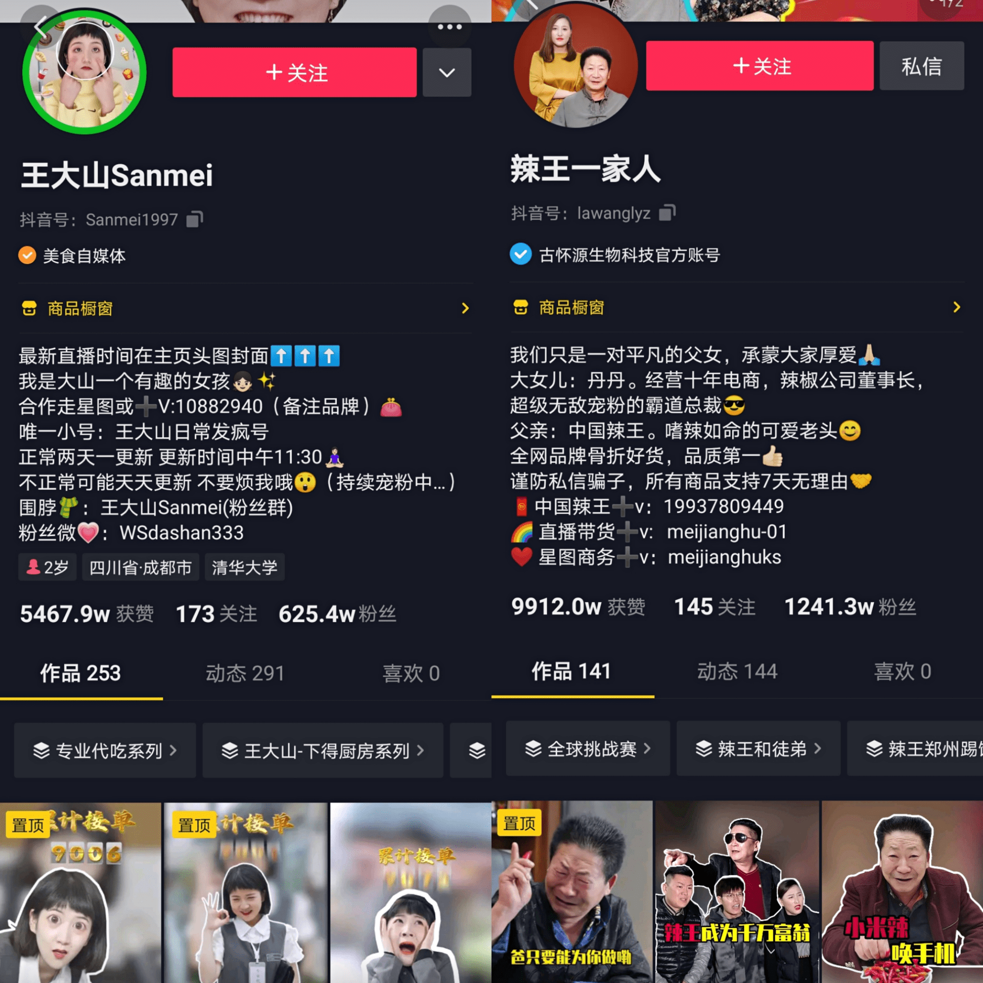 抖音粉丝排行榜(5)