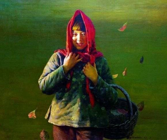 图片[4]-天津美院教授王立宪油画中那些具有浓郁乡土气息的少女-魔性次元