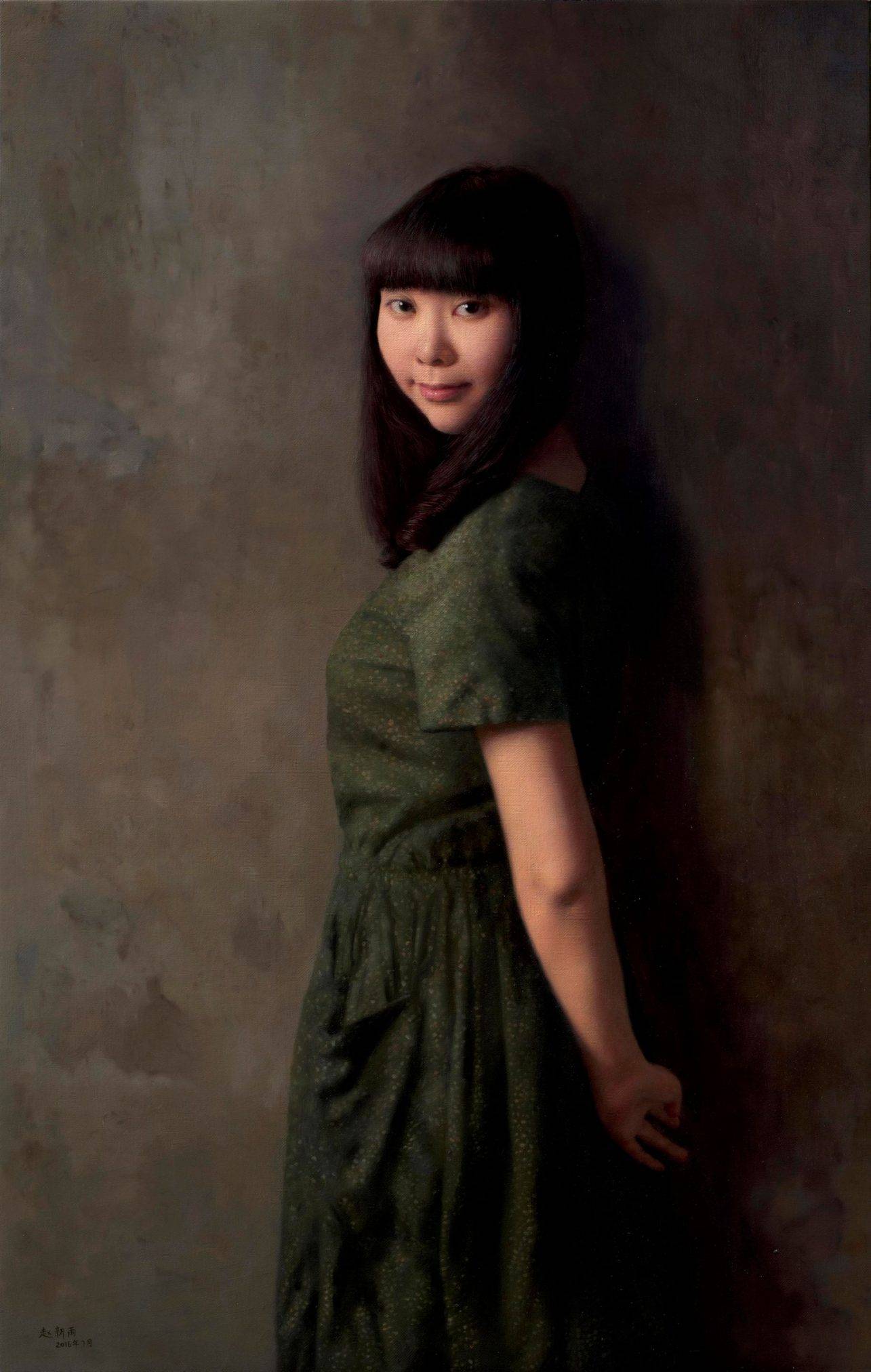 图片[21]-80后新锐画家——赵新雨油画中的青春少女-魔性次元