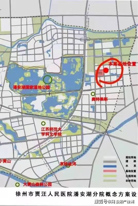 根据地图位置显示大概就在建设中的奥特莱斯北,潘安湖东.