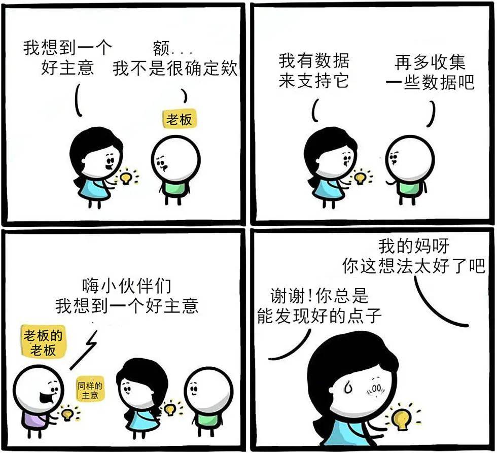 职场四格漫画老板永远都是对的