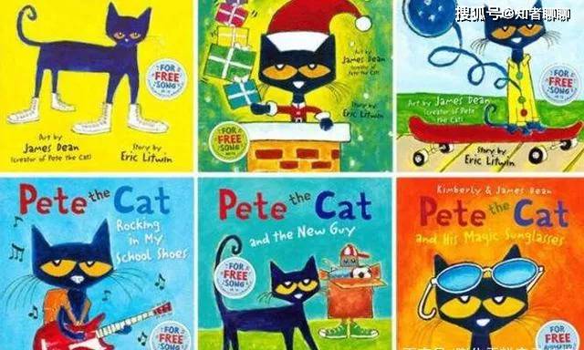 petethecat皮特猫原版英语启蒙绘本42个视频42个音频20本绘本互动册