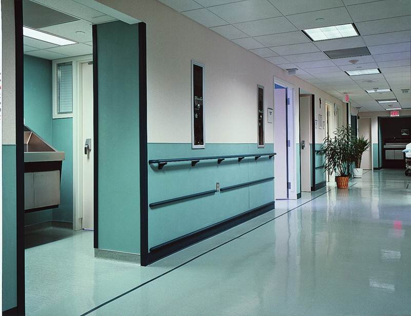医院走廊-抗菌树脂板