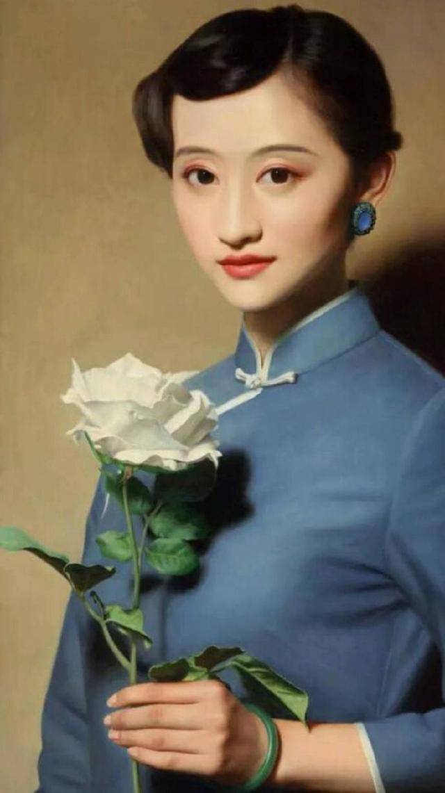 图片[3]-中国油画中的绝世美人-魔性次元
