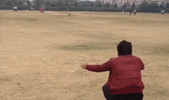 gif搞笑段子:傻丫头,我知道你这是钓鱼撒窝子,为了钓大鱼